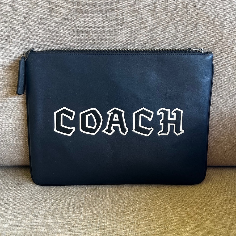 Large Coach Men’s Pouch with Coach Design